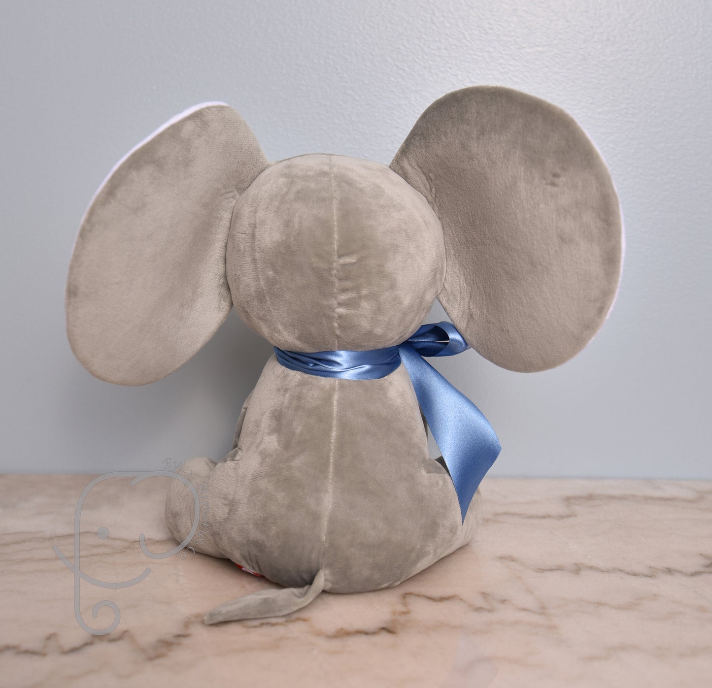 It's A Boy, Safari Theme, Personalized Stuffed Elephant, Baby Announcement